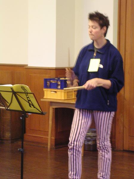 Barbara und die Schlagstöcke