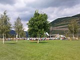 560 Bläserinnen und Bläser im weiten Gelände der Landesgartenschau