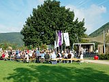 Die Posaunenchöre versammeln sich zur Probe