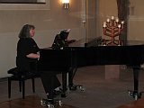 Petra Mohr am Klavier